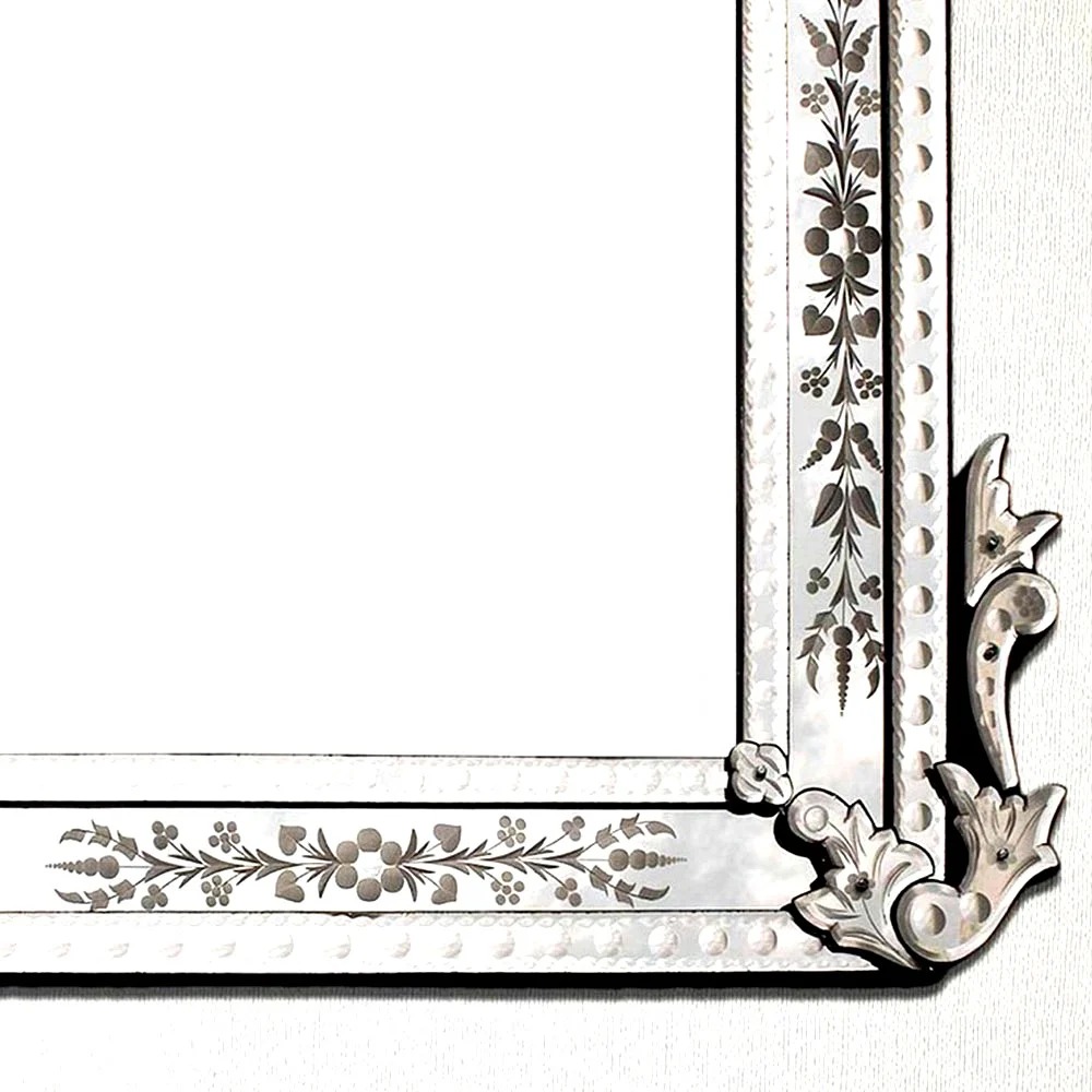 Elegant Arch Floral Mirror thumbnail